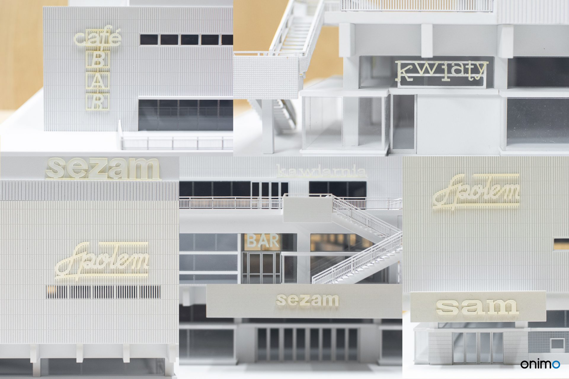 SEZAM | EASTERN WALL | Onimo Architectural models | Building models